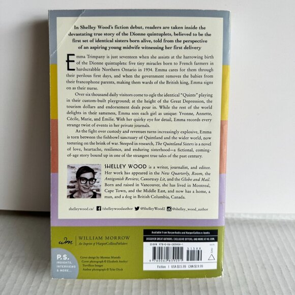 The Quintland Sisters: A Novel By Shelley Wood Paperback Book - Picture 4 of 4